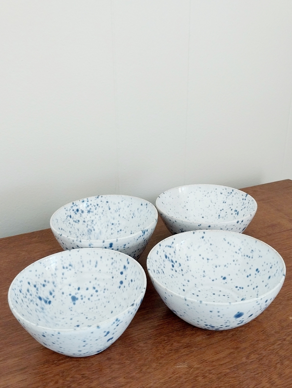 Set Of 4 Seagrove Pottery Prep Bowls - Picture 5 of 7